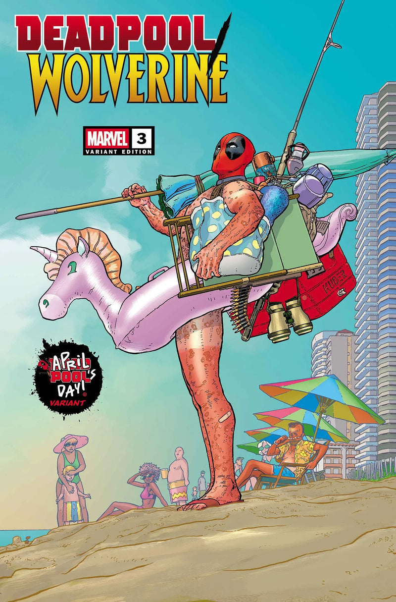Deadpool/Wolverine #3 Aaron Kuder April Pool'S Day Variant Marvel Comics