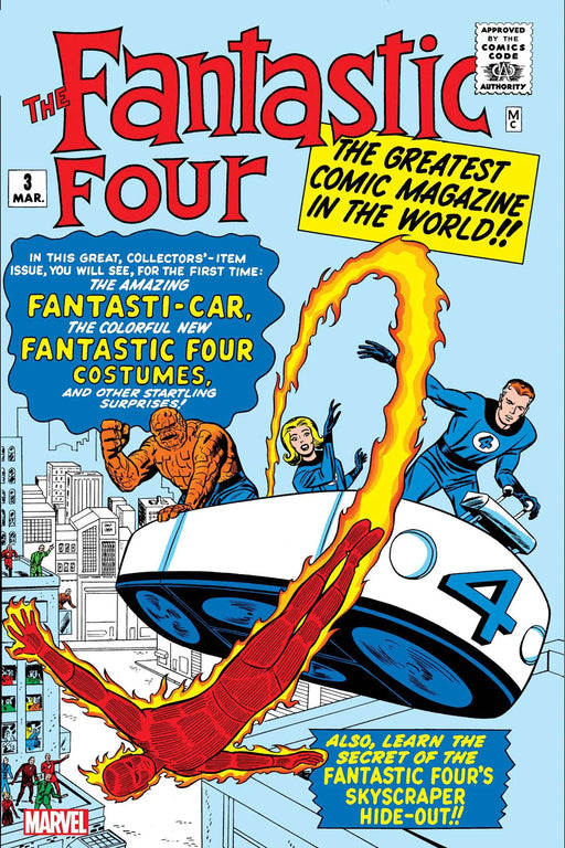 Fantastic Four #3 Facsimile Edition Foil Variant Marvel Comics