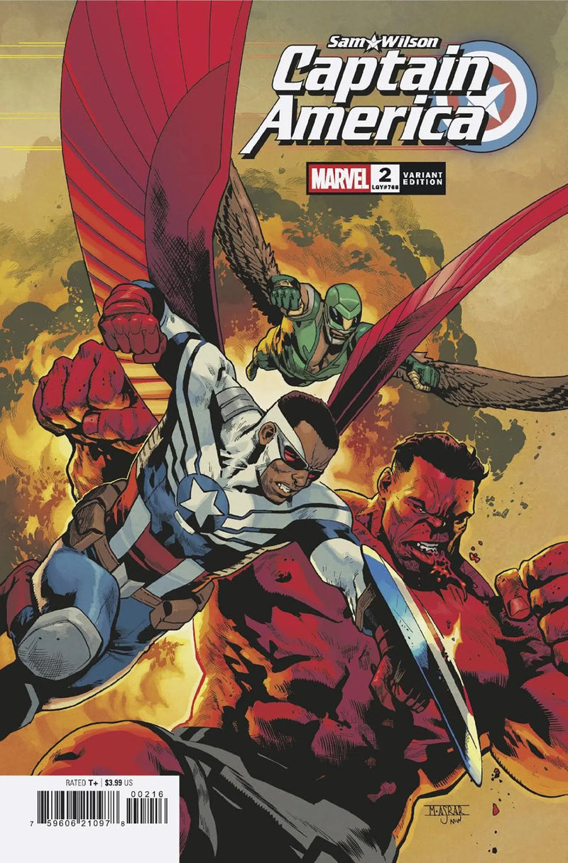 Sam Wilson, Captain America #2 Mahmud Asrar Variant Marvel Comics