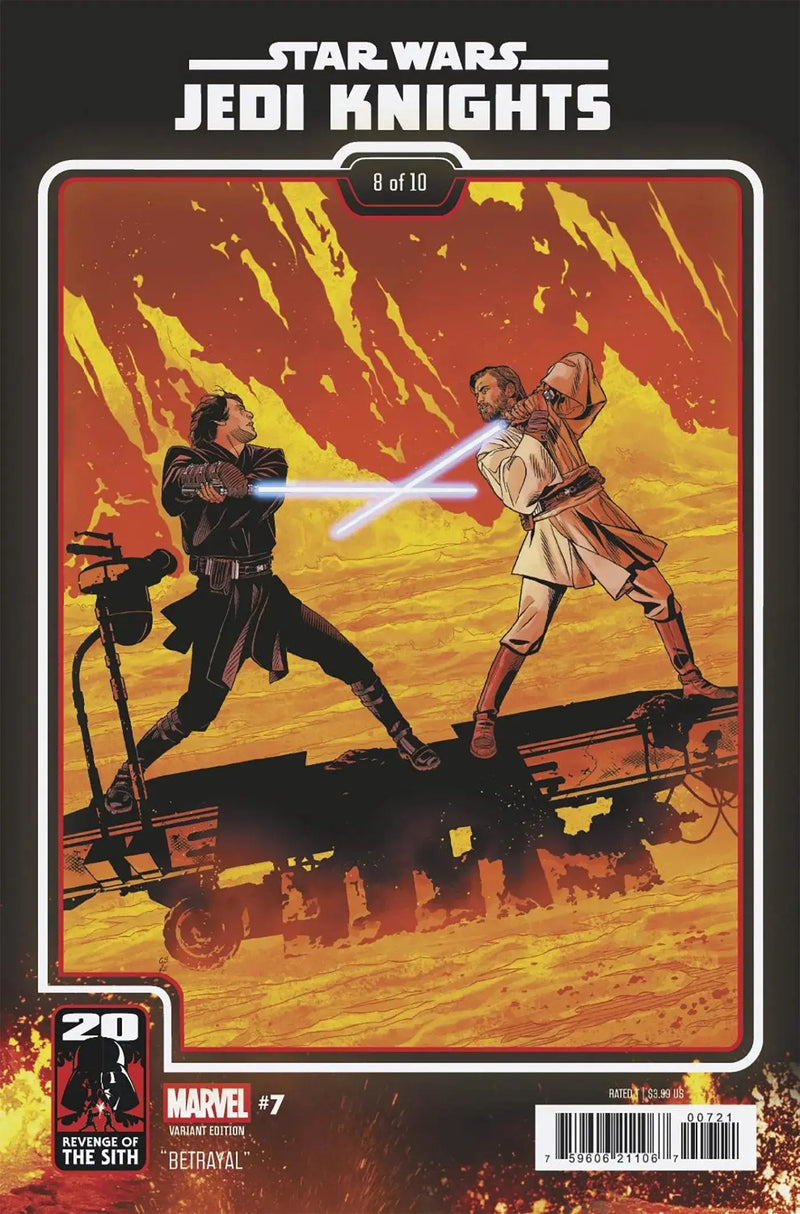 Star Wars: Jedi Knights #7 Chris Sprouse Revenge Of The Sith 20 Th Anniversary Variant Marvel Comics