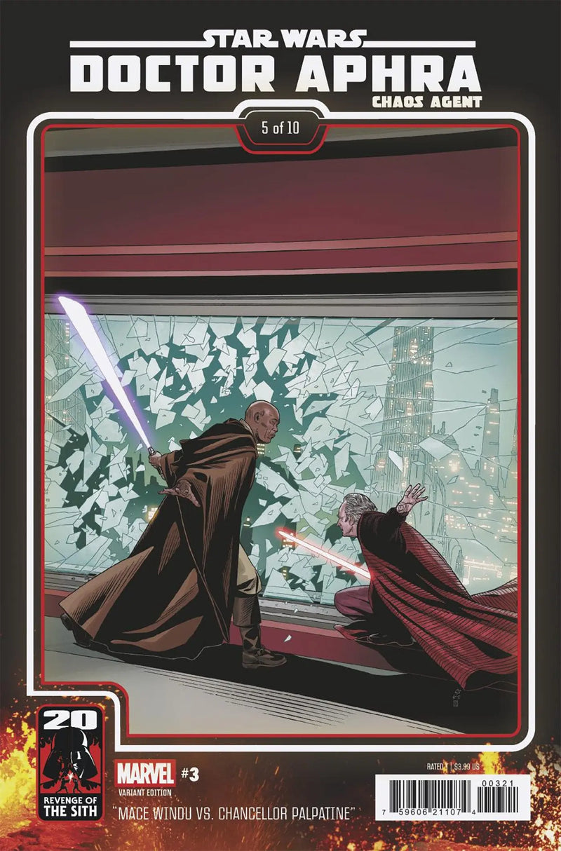 Star Wars: Doctor Aphra - Chaos Agent #3 Chris Sprouse Revenge Of The Sith 20th Anniversary Variant Marvel Comics