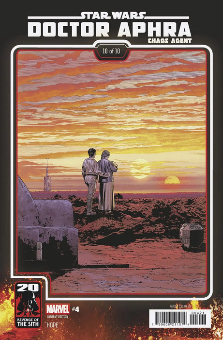 Star Wars: Doctor Aphra   Chaos Agent #4 Chris Sprouse Revenge Of The Sith 20 Th Anniversary Variant Marvel Comics