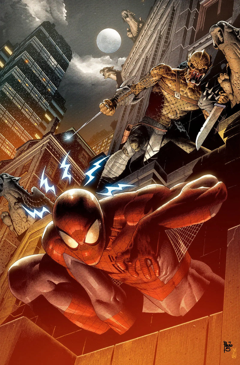 Predator vs. Spider-Man #1 Paulo Siqueira Full Art Variant Marvel Comics