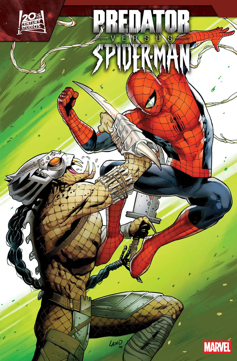Predator vs. Spider-Man #1 Greg Land Foil Variant Marvel Comics