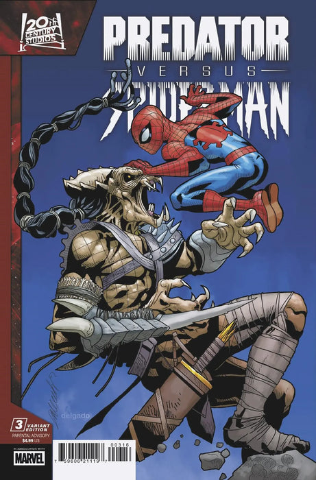 Predator vs. Spider-Man #3 Salvador Larroca Variant Marvel Comics