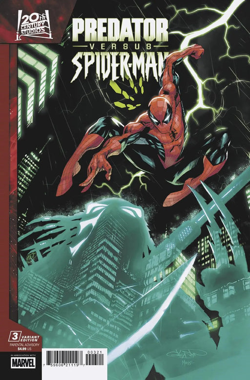 Predator vs. Spider-Man #3 Patrick Gleason Variant Marvel Comics