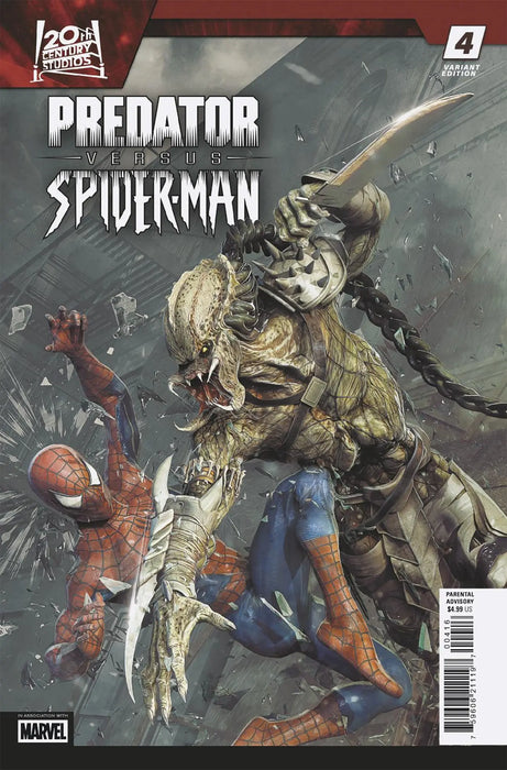 Predator vs. Spider-Man #4 Bjorn Barends Variant Marvel Comics