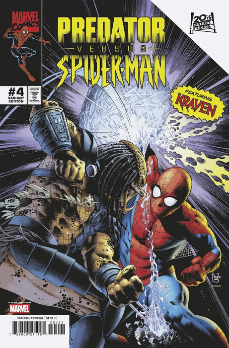 Predator vs. Spider-Man #4 Paulo Siqueira Variant Marvel Comics