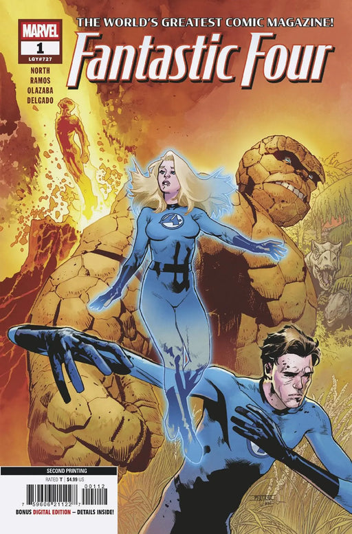 Fantastic Four #1 Mahmud Asrar 2nd Print Variant Marvel Comics