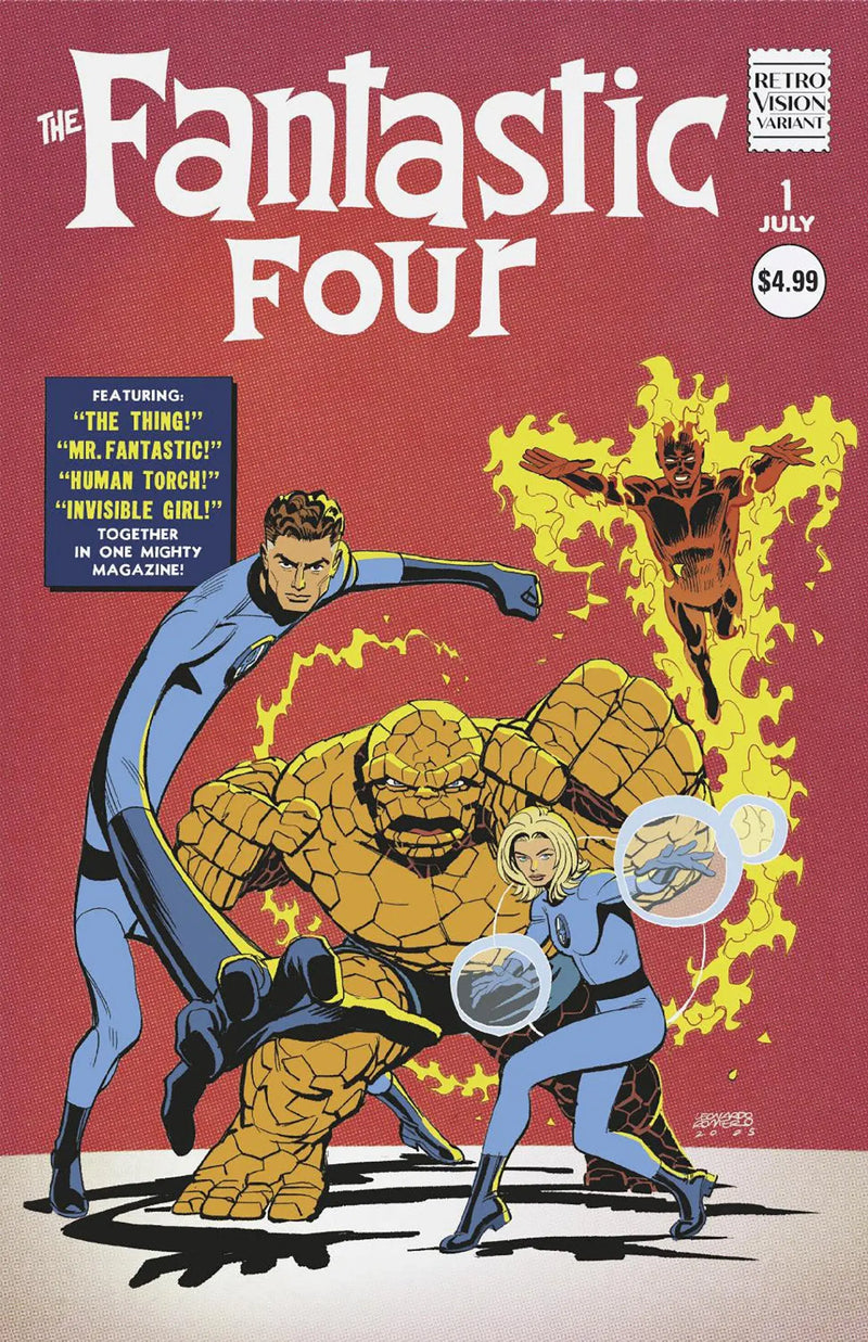 Fantastic Four #1 Leonardo Romero Retrovision Variant Marvel Comics