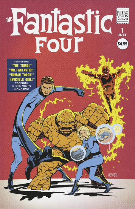 Fantastic Four #1 Leonardo Romero Retrovision Variant Marvel Comics