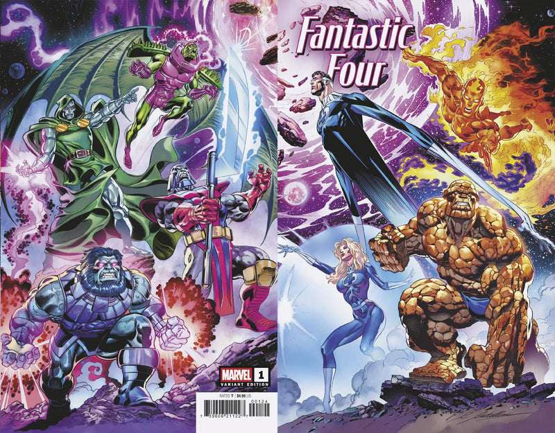 Fantastic Four #1 Claudio Castellini Wraparound Variant Marvel Comics