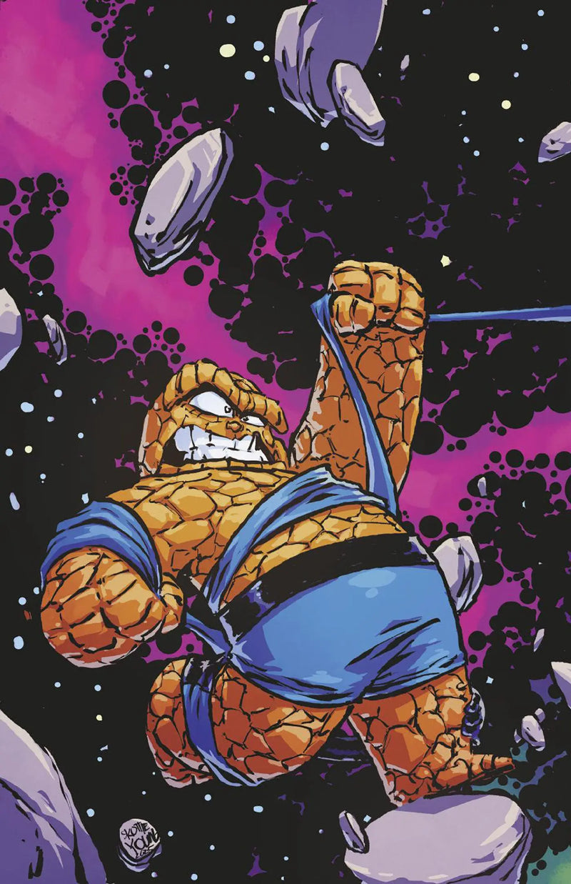 Fantastic Four #1 Skottie Young Ratio Virgin 2nd Print Variant Marvel Comics