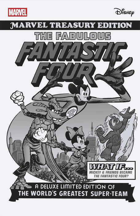 Fantastic Four #2 Alessandro Pastrovicchio Black And White Disney What If? Fantastic Four Homage Variant Marvel Comics