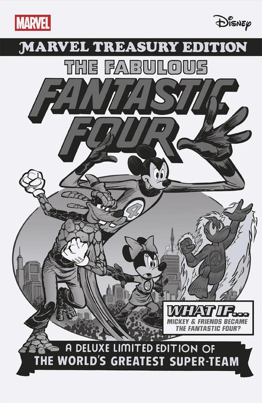 Fantastic Four #2 Alessandro Pastrovicchio Black And White Disney What If? Fantastic Four Homage Variant Marvel Comics