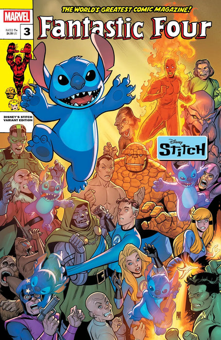 Fantastic Four #3 Paco Medina Disney Stitch Variant [Doom] Marvel Comics