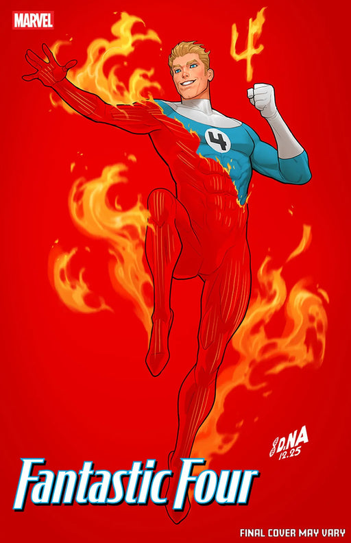 Fantastic Four #8 David Nakayama Color Block Red Variant Marvel Comics