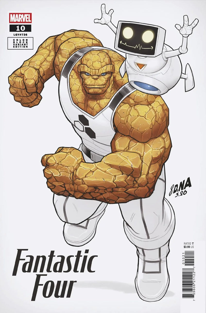 Fantastic Four #10 David Nakayama Color Block White Variant Marvel Comics