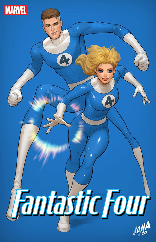 Fantastic Four #14 David Nakayama Color Block Blue Variant Marvel Comics