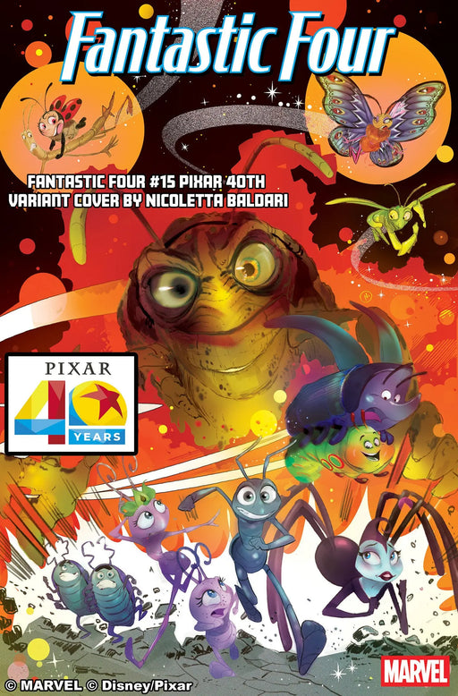 Fantastic Four #15 Nicoletta Baldari Pixar 40 Th Variant Marvel Comics