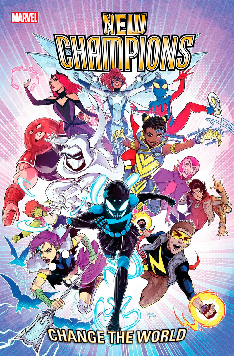 New Champions #1 Luciano Vecchio Promo Art Variant Marvel Comics