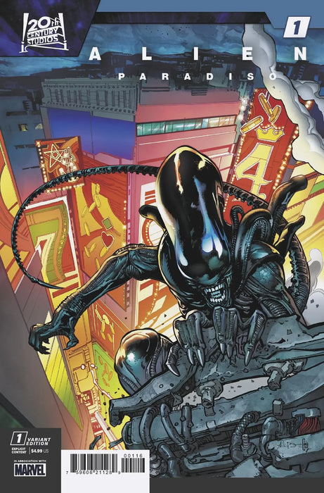 Alien: Paradiso #1 Andrei Bressan Variant Marvel Comics