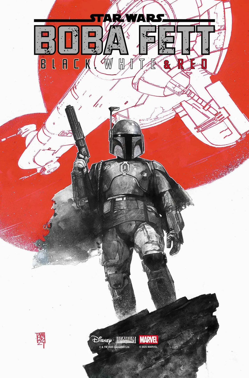 Star Wars: Boba Fett   Black, White & Red #1 Marvel Comics