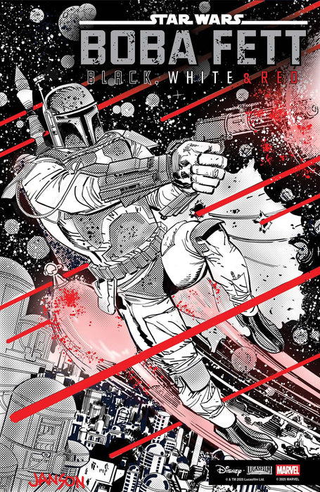 Star Wars: Boba Fett   Black, White & Red #3 Klaus Janson Variant