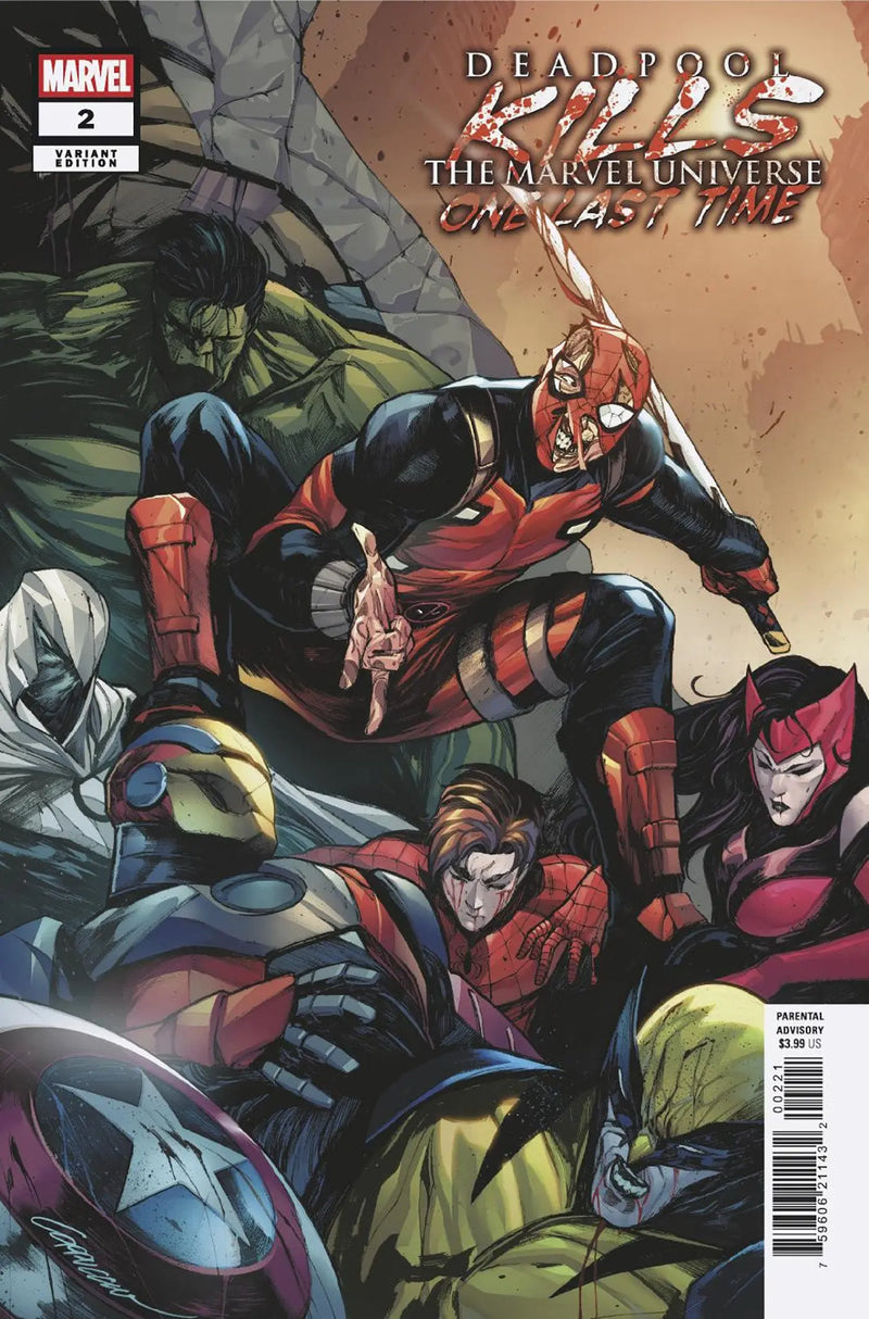 Deadpool Kills The Marvel Universe One Last Time #2 Alessandro Cappuccio Variant Marvel Comics
