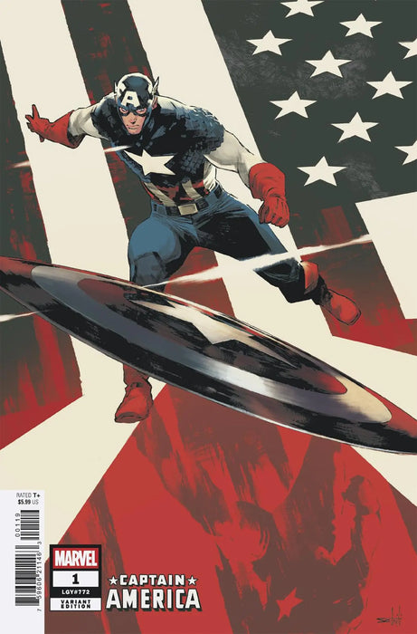 Captain America #1 Valerio Schiti Variant Marvel Comics