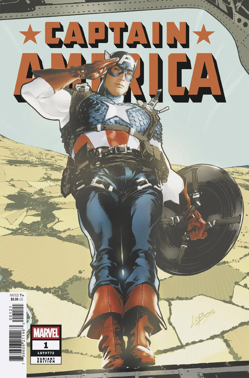 Captain America #1 Pablo Villalobos Variant Marvel Comics