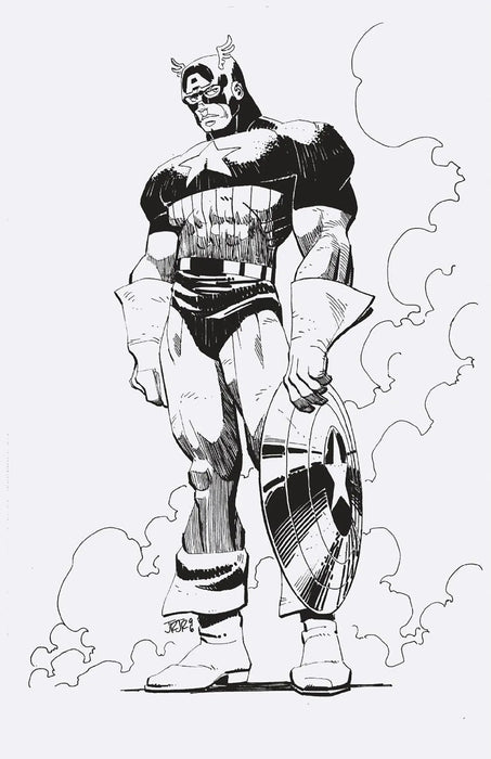 Captain America #1 John Romita Jr. Ratio Virgin 2nd Print Variant Marvel Comics