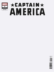 Captain America #1 Blank Cover Variant Marvel Comics