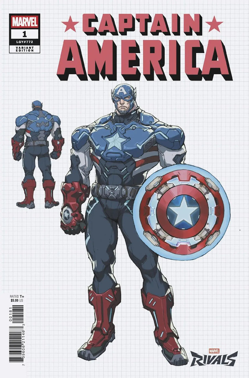 Captain America #1 Netease Games Marvel Rivals Variant Marvel Comics