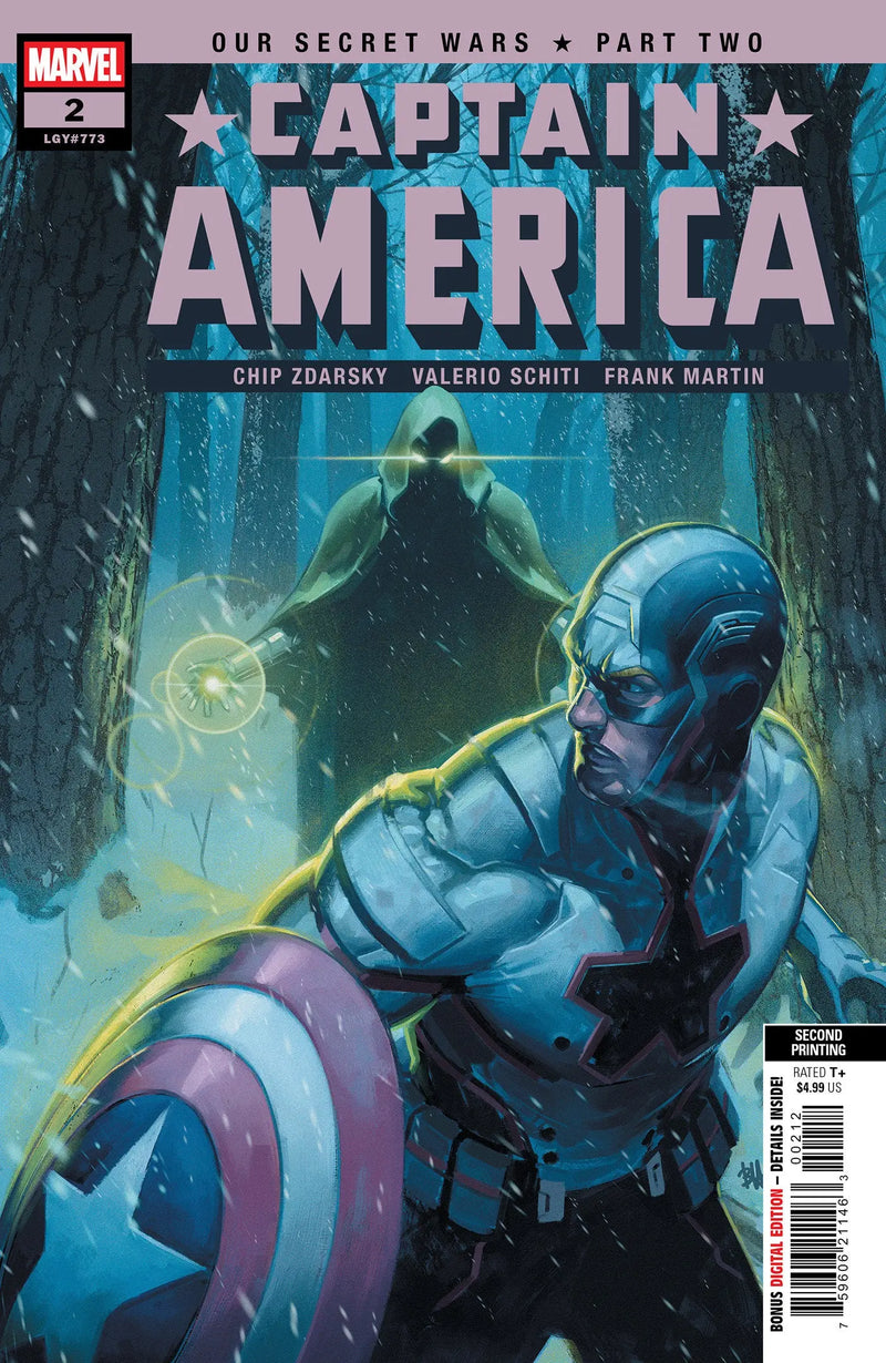 Captain America #2 Ben Harvey 2nd Printing Variant Marvel Comics