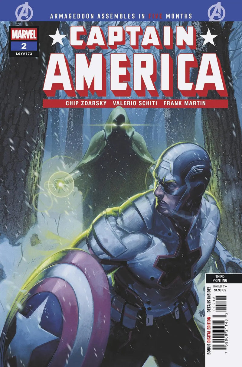 Captain America #2 Ben Harvey 3rd Printing Variant