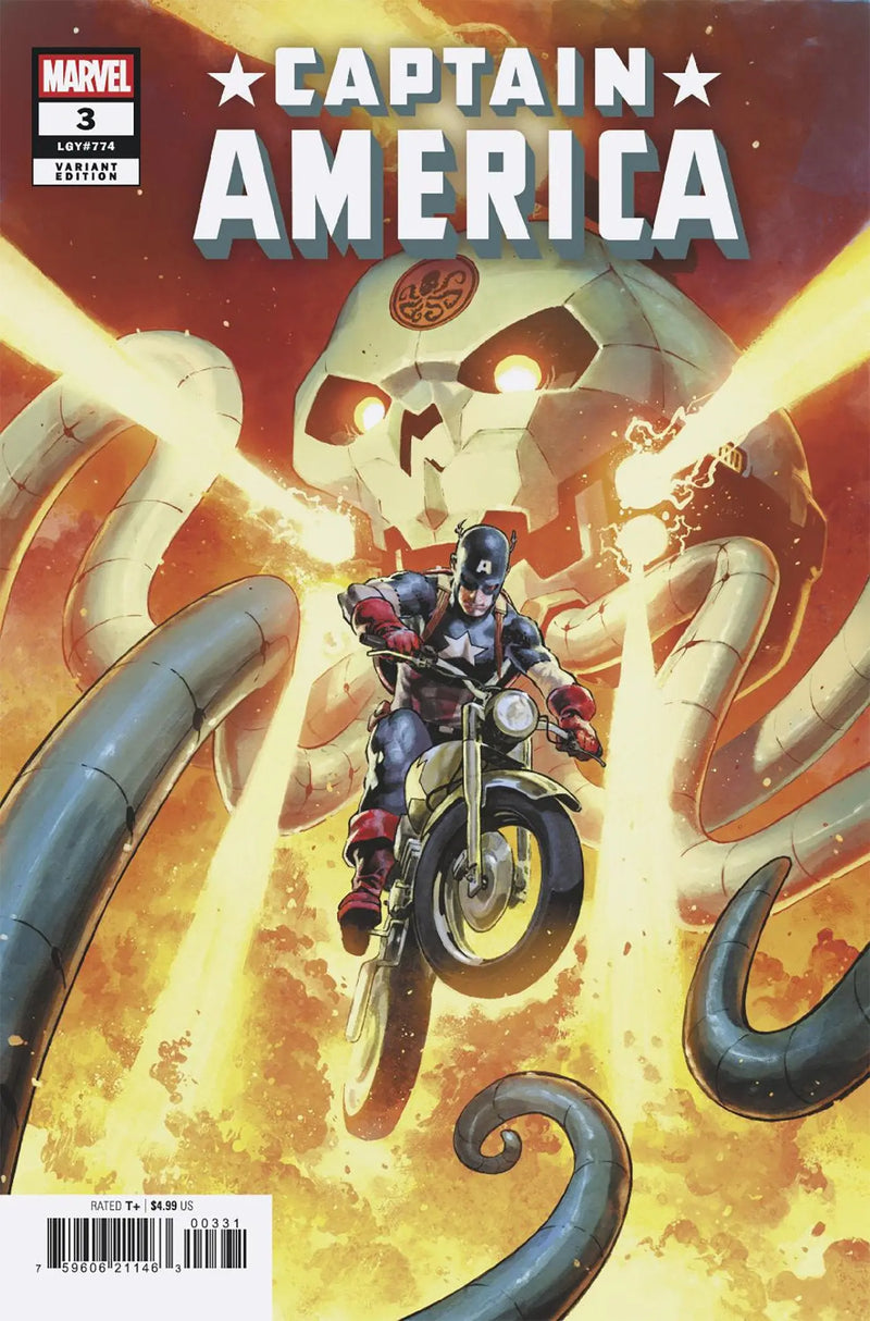 Captain America #3 Jerome Opena Full Art Variant Marvel Comics