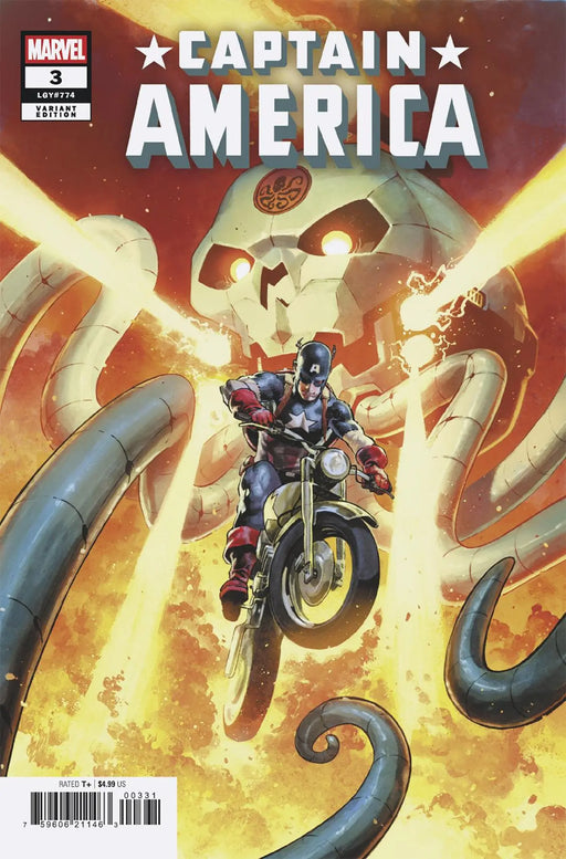 Captain America #3 Jerome Opena Full Art Variant Marvel Comics