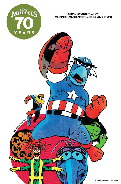 Captain America #4 Annie Wu Muppets Variant Marvel Comics