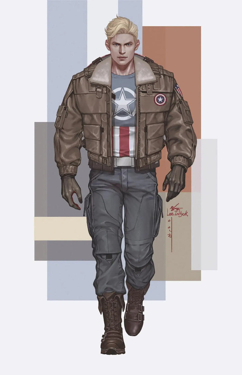 Captain America #5 Inhyuk Lee Street Verse Full Art Variant Marvel Comics