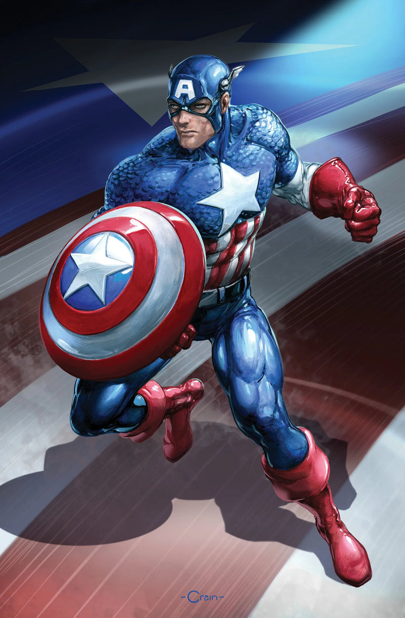 Captain America #7 Clayton Crain Full Art Variant Marvel Comics