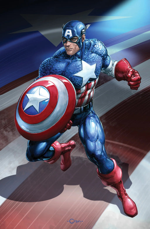 Captain America #7 Clayton Crain Full Art Variant Marvel Comics
