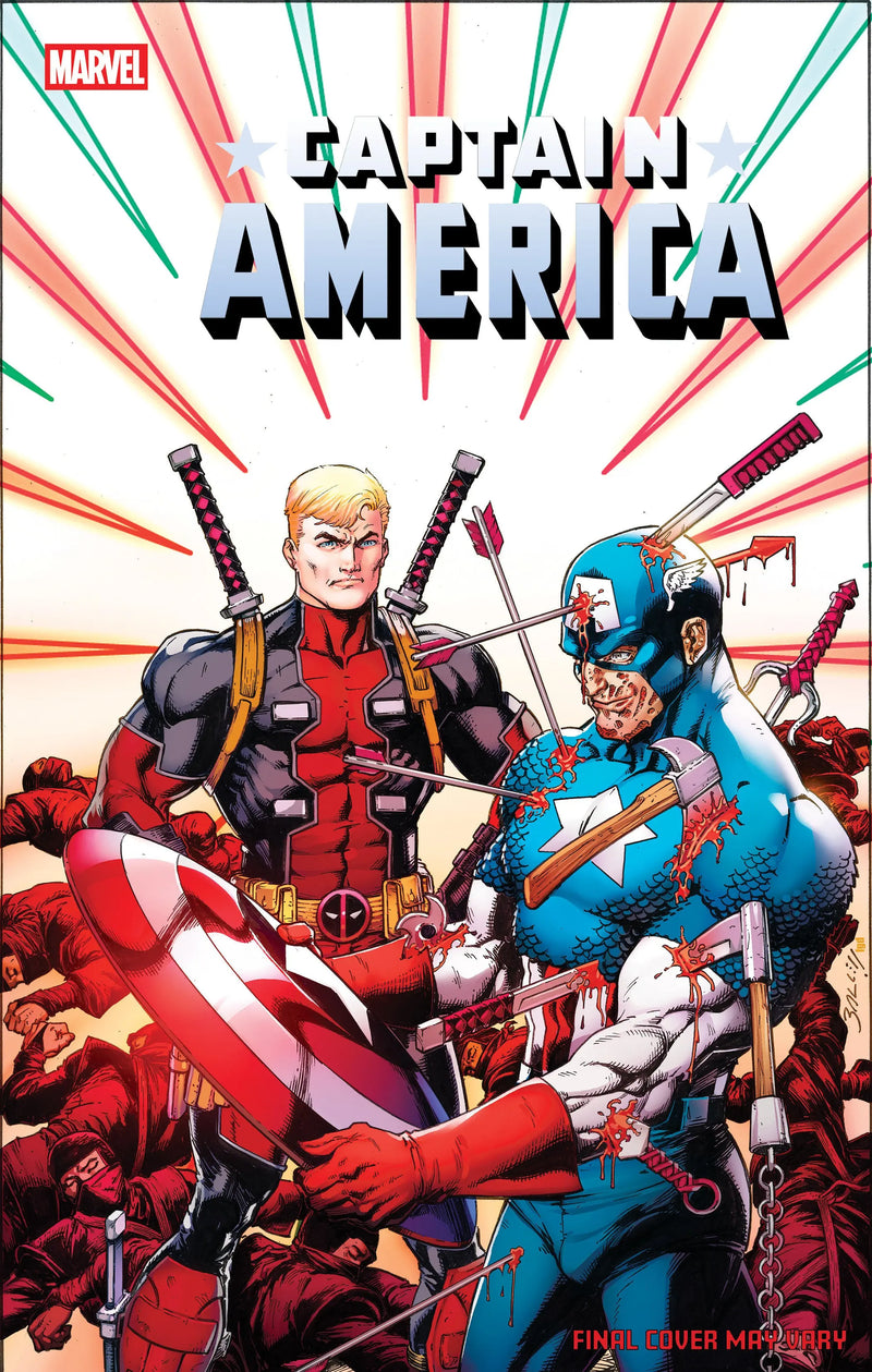 Captain America #9 Mark Bagley April Pool's Day Variant Marvel Comics