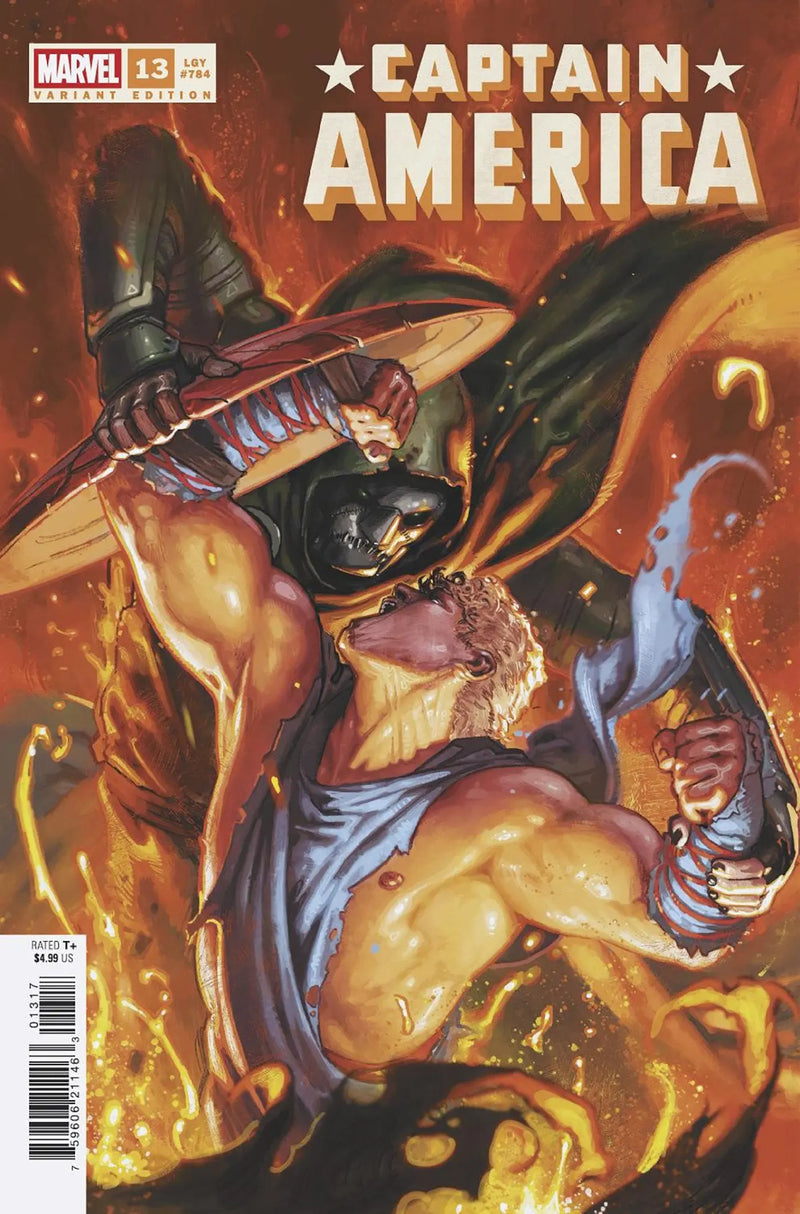 Captain America #13 Davide Paratore Variant [Arm] Marvel Comics