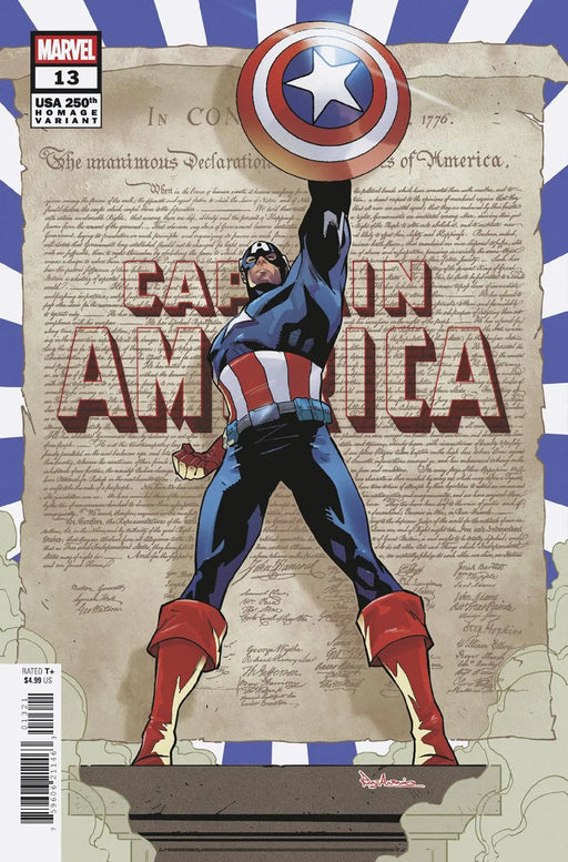 Captain America #13 Roge Antonio 250 Th Homage Variant [Arm] Marvel Comics