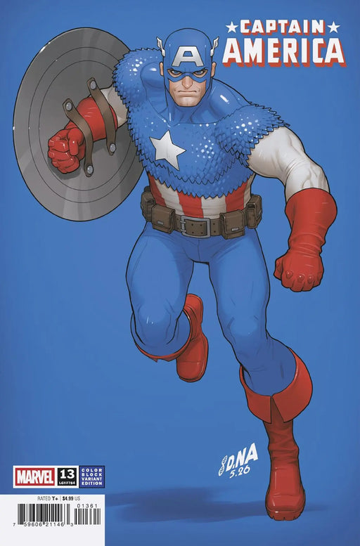 Captain America #13 David Nakayama Color Block Blue Variant [Arm] Marvel Comics