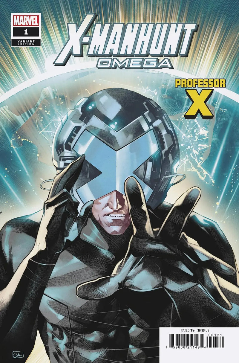 X-Manhunt Omega #1 Edwin Galmon Professor X Variant [Xmh] Marvel Comics