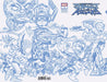 Doctor Strange Of Asgard #2 Chris Giarrusso Marvel Universe Connecting Blue Line Sketch Wrap Variant D [Doom] Marvel Comics