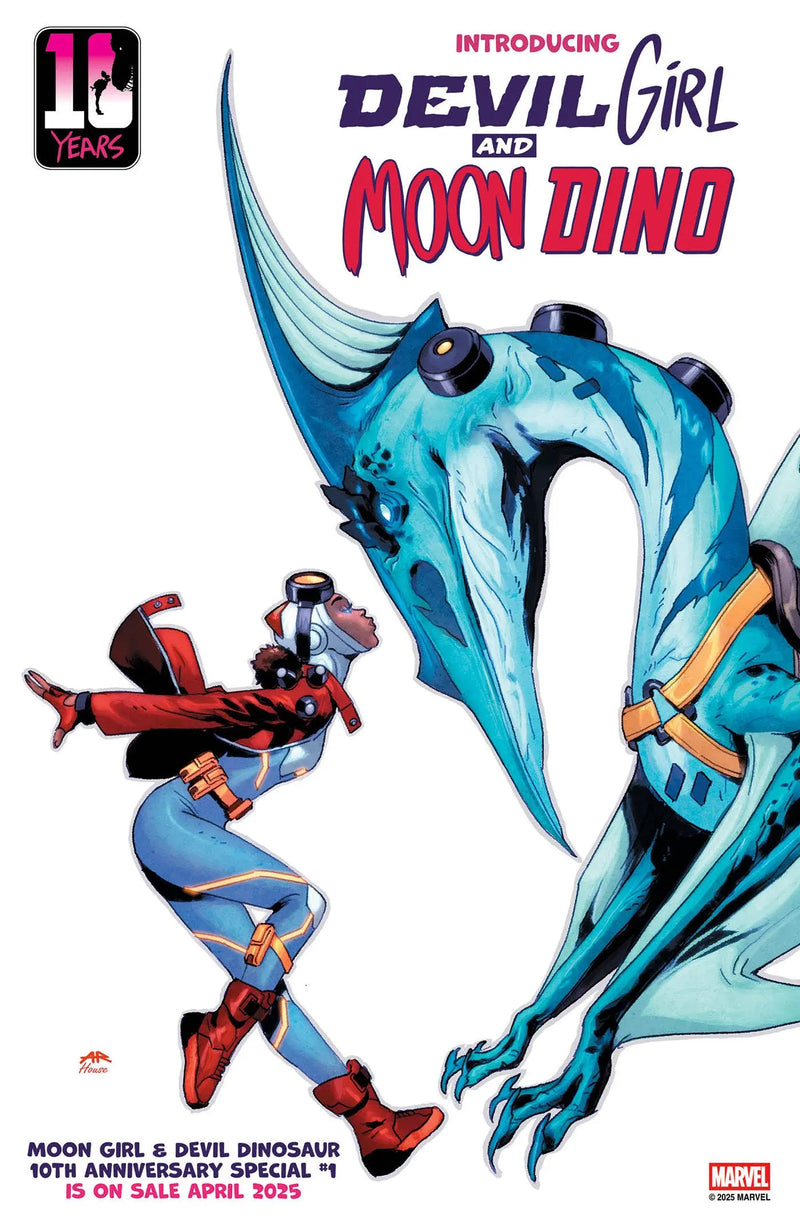 Moon Girl & Devil Dinosaur 10th Anniversary Special #1 Anand Ramcheron Variant Marvel Comics