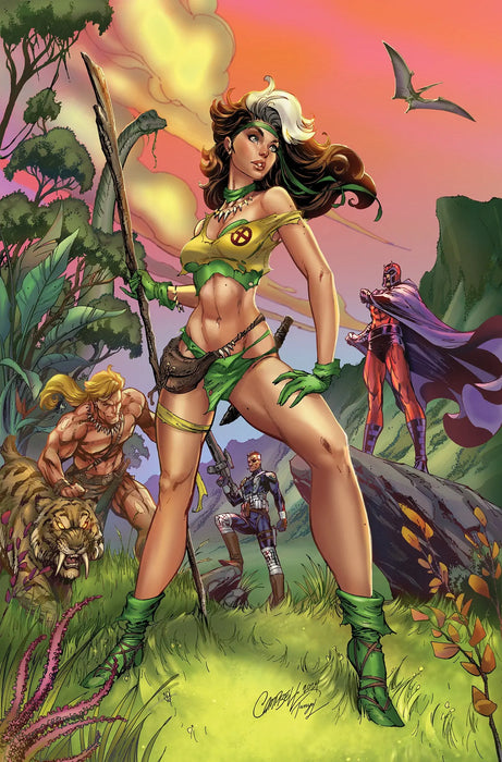Rogue: The Savage Land #1 J. Scott Campbell Rogue Full Art Variant Marvel Comics